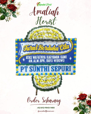 Papan Bunga Duka di Klandasan Ulu