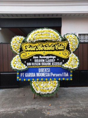 Papan Bunga Duka di Klandasan Ulu