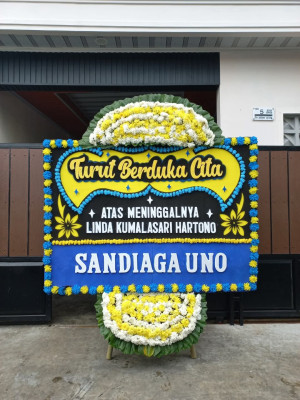 Papan Bunga Duka di Klandasan Ulu